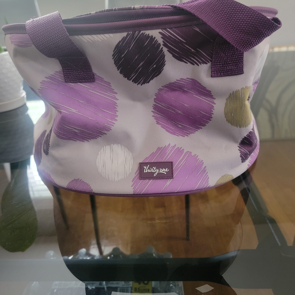 Thirty-One Purple and White Women's Bag